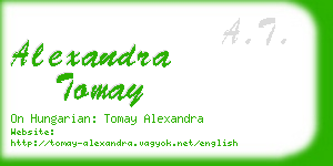 alexandra tomay business card